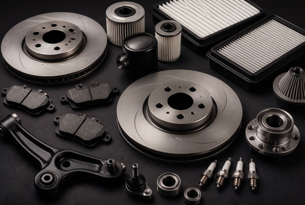 Discos, filtros y recambios de automóvil